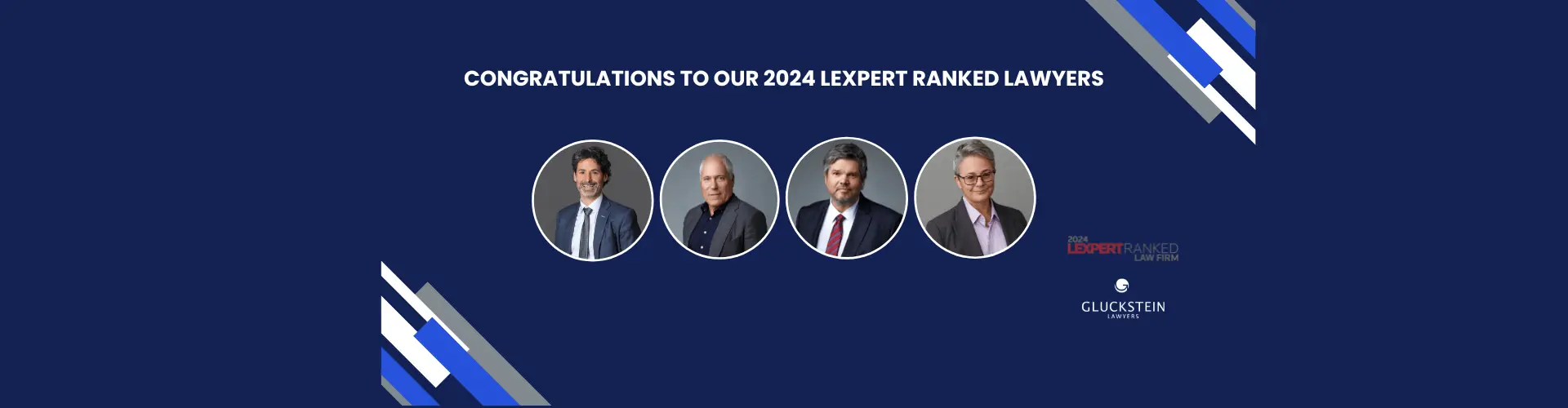 Gluckstein Lawyers is Proud to be Recognized as a 2024 Lexpert Ranked Law Firm