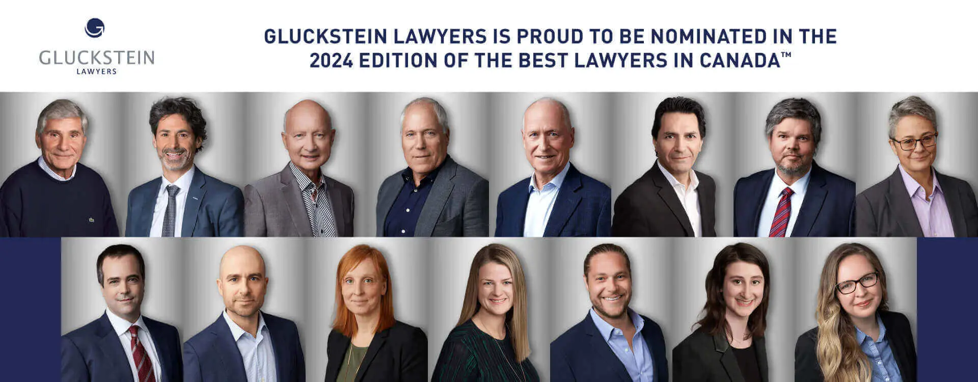 15 Gluckstein Lawyers nominated in the 2024 Edition of The Best Lawyers in Canada