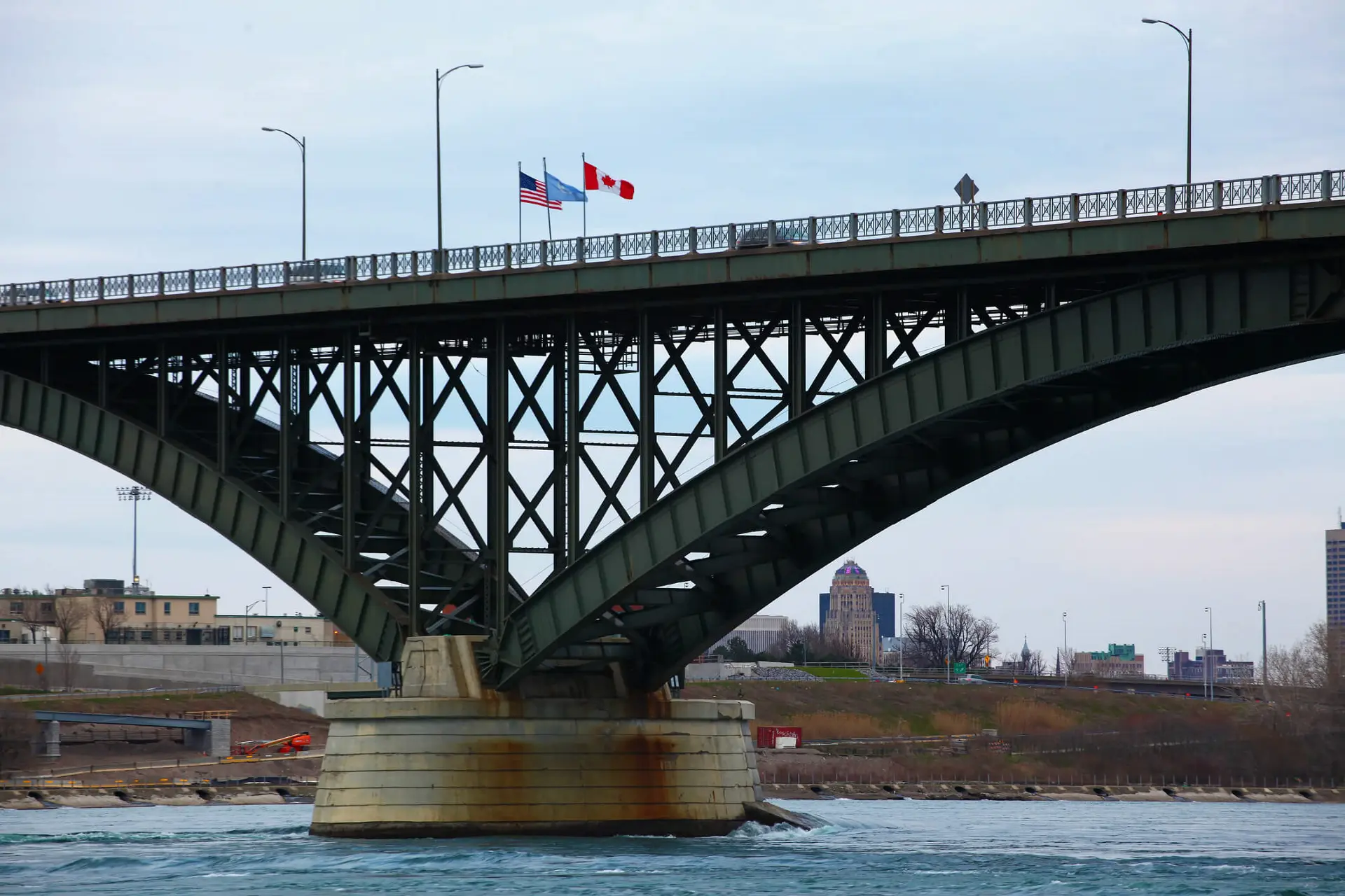 Canada-United States-Border-Bridge