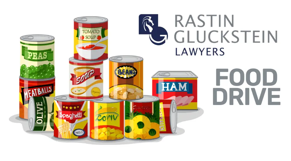 Rastin Gluckstein Barrie Food Drive
