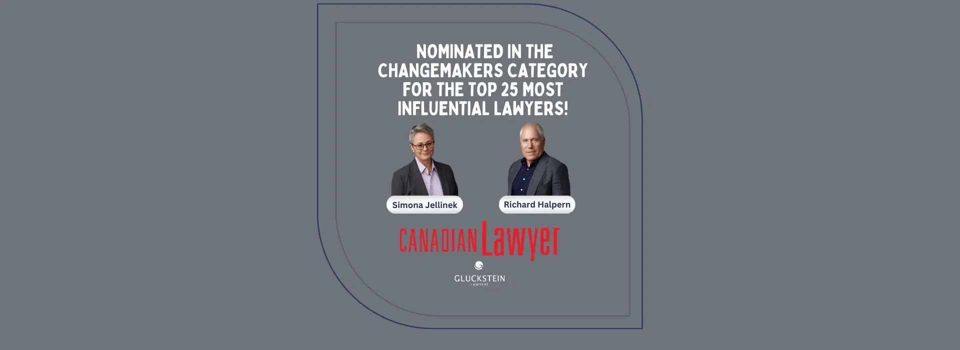 Simona Jellinek and Richard Halpern Nominated in Changemakers Category Simona Jellinek and Richard Halpern Nominated in Changemakers Category