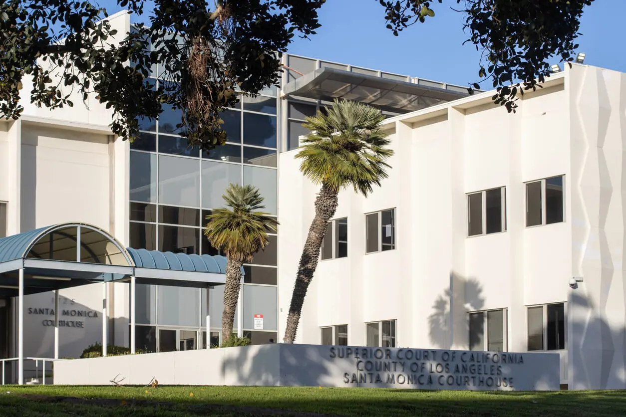 Exterior of Santa Monica Courthouse