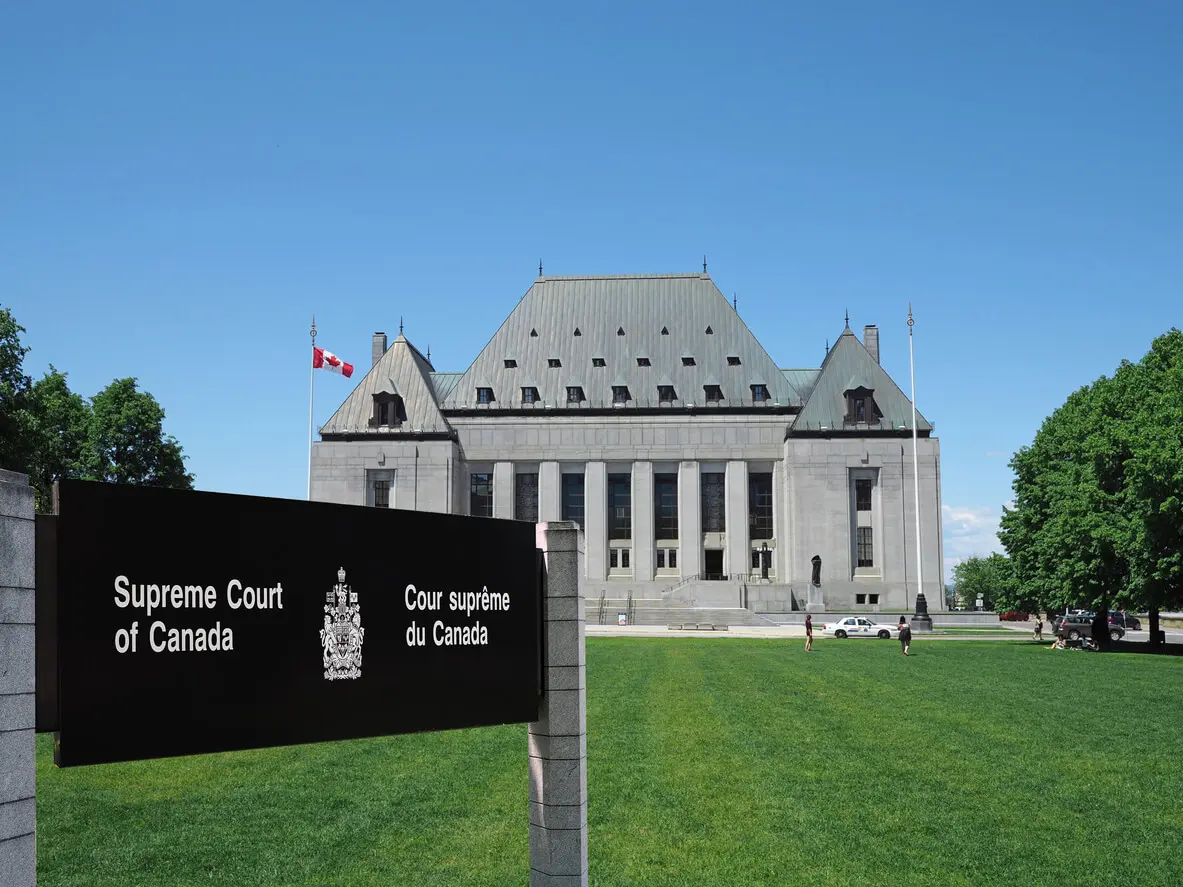 exterior of the Supreme Court of Canada