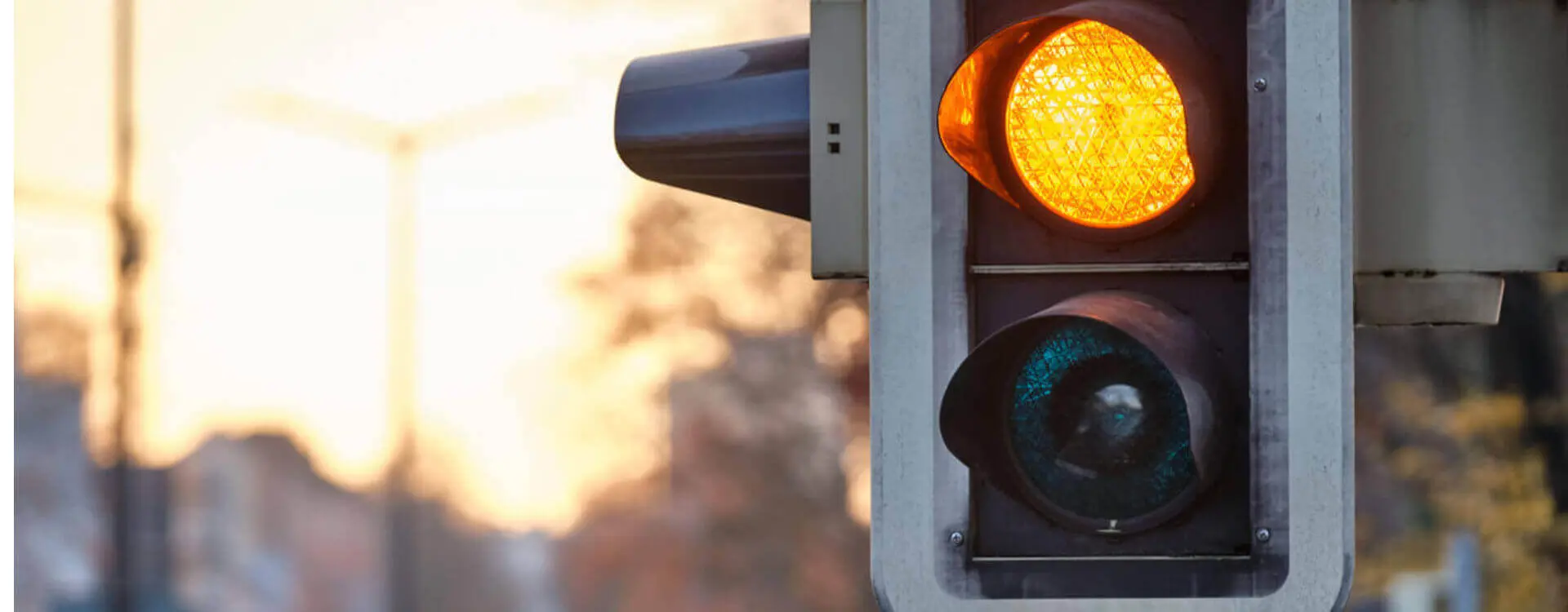 Yellow Traffic Light