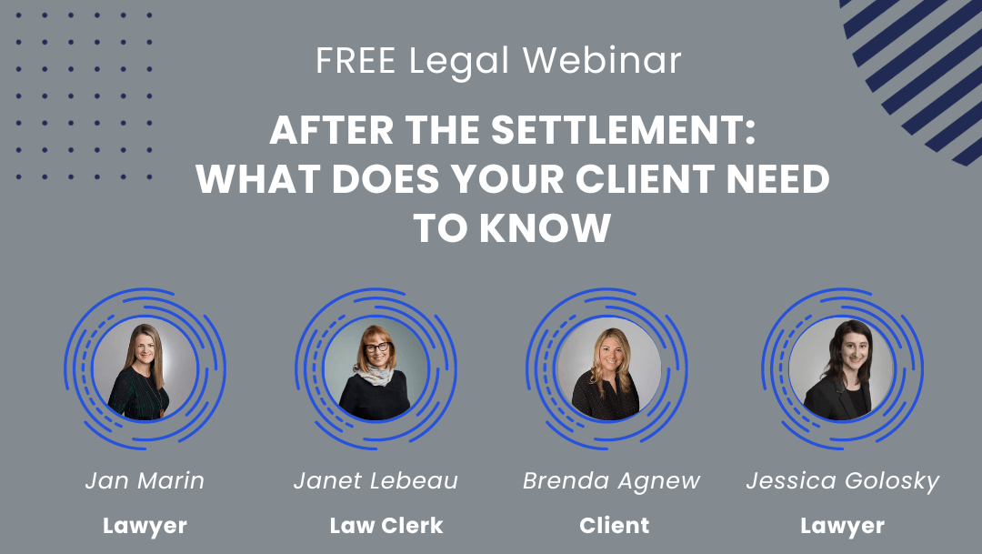 After the Settlement Webinar