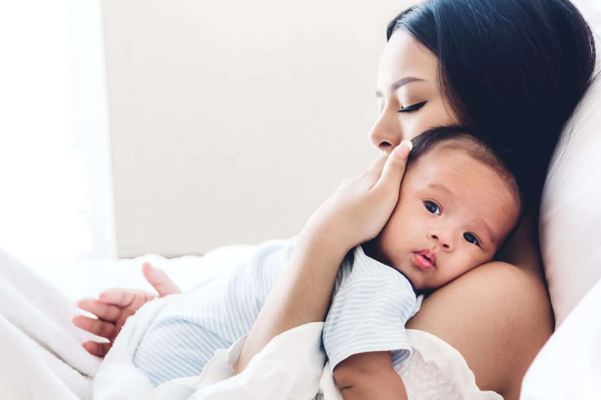 Mother holding Baby