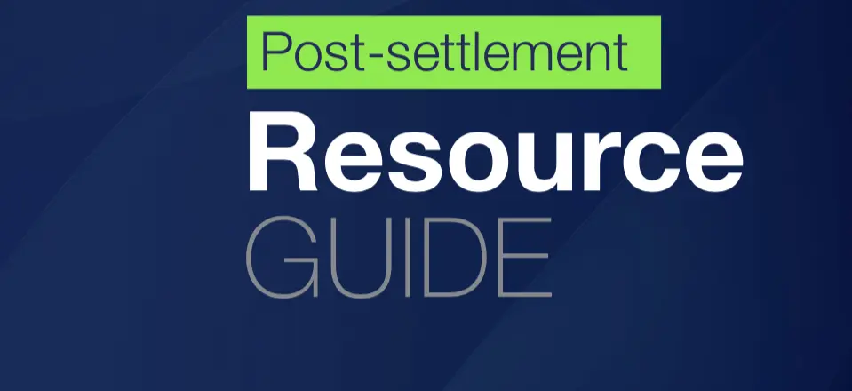 Post-Settlement Resource Guide