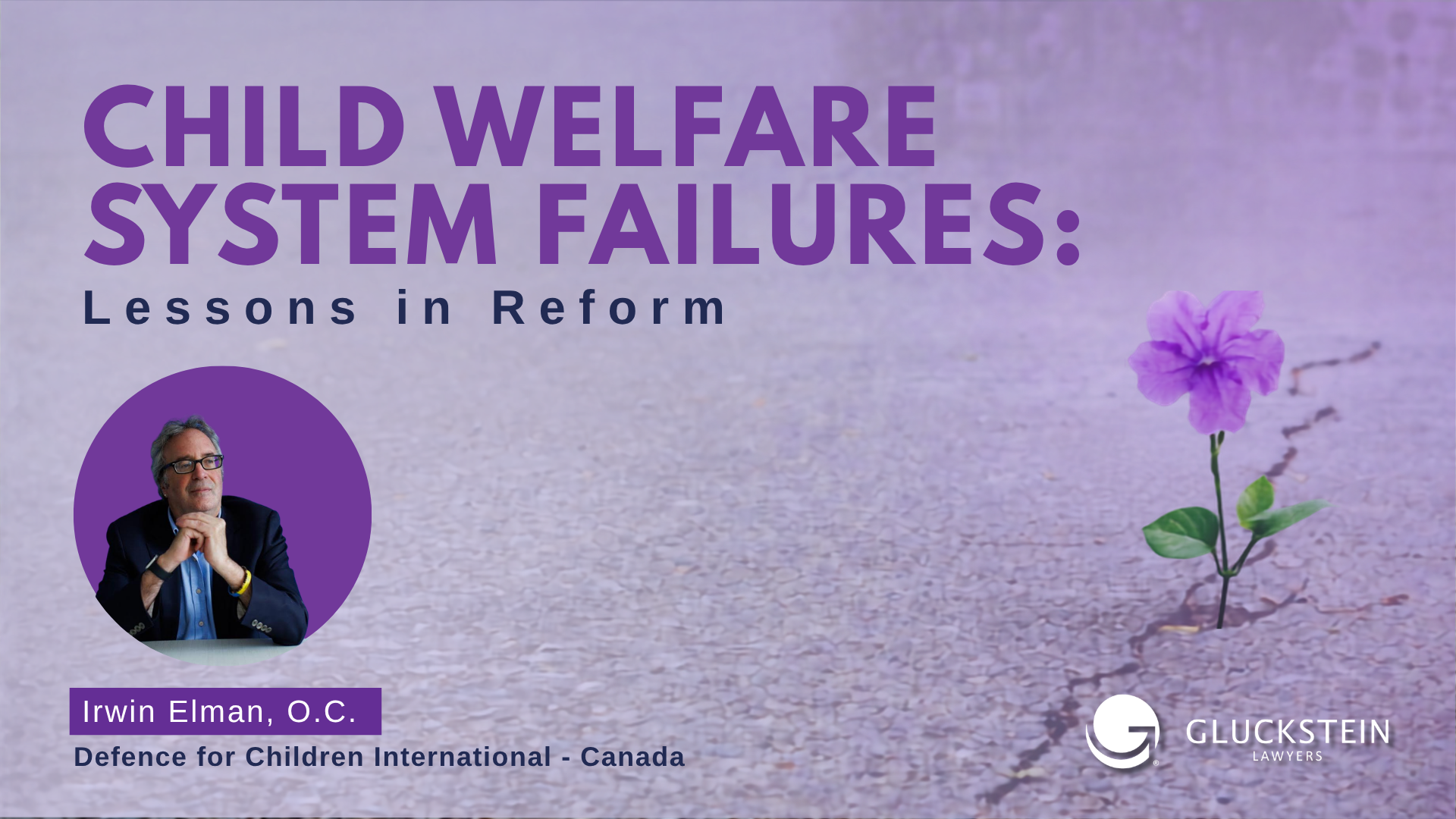 Irwin Elman explores the systemic child welfare system failures that continue to impact children, families, and communities across Canada in this powerful CPD-Accredited session