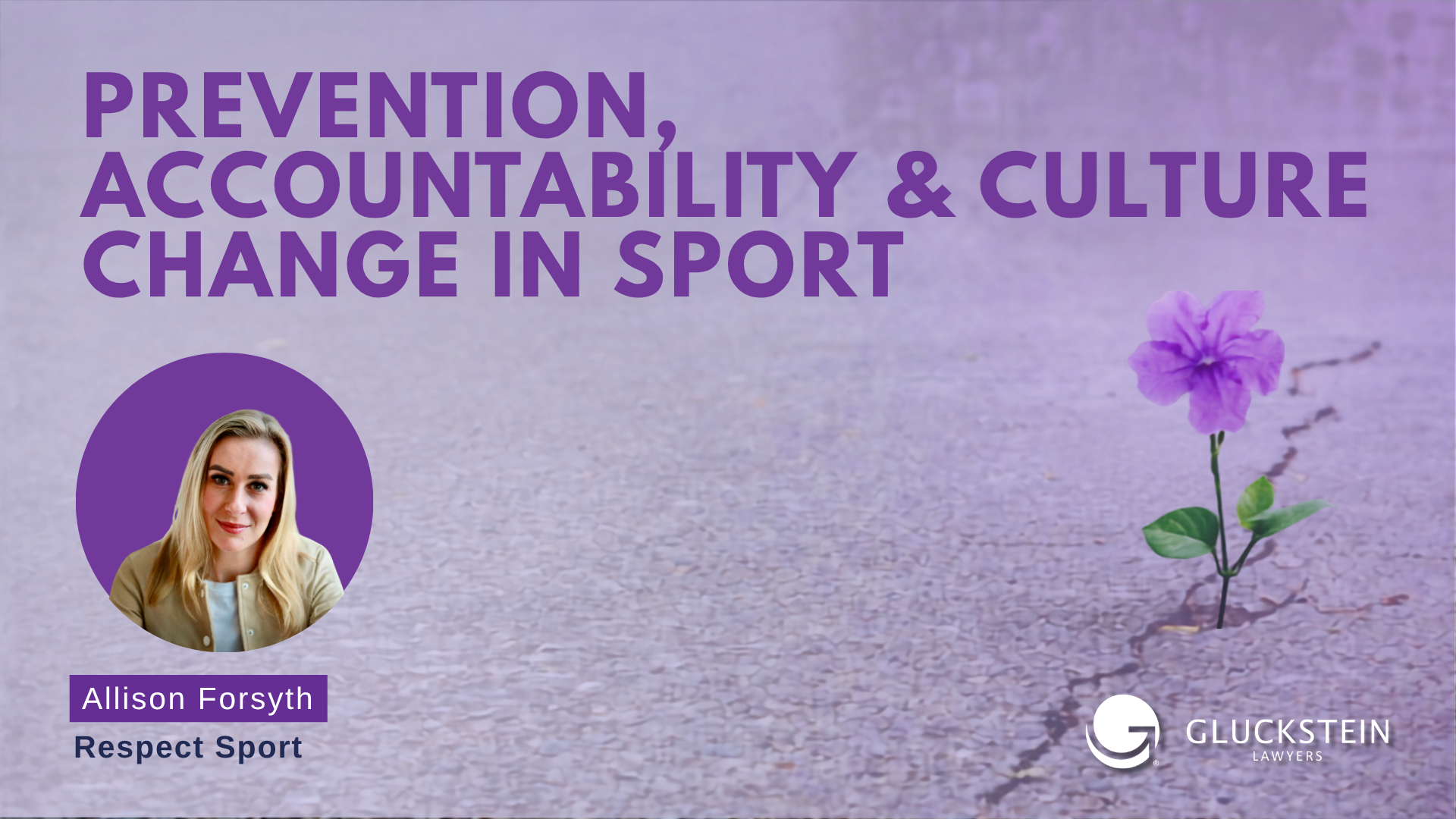 In this CPD-Accredited session, Allison Forsyth examines abuse prevention, organizational accountability, and the culture change required to build safer sport environments.